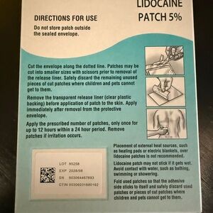 Lidocaine Patch 5%